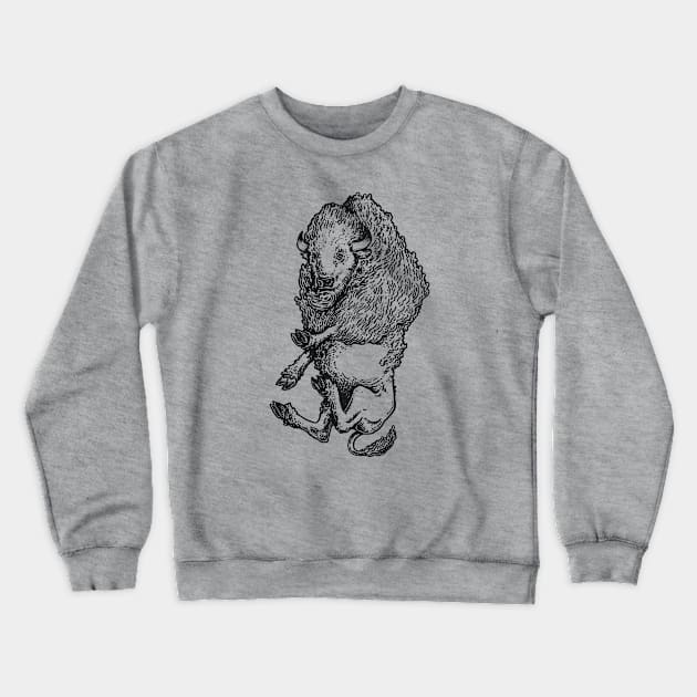 A Levity of Animals: Home on the Range Crewneck Sweatshirt by calebfaires